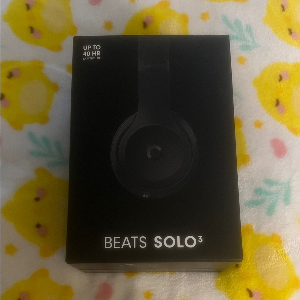 Beats by Dre Solo3 Black Over-Ear Headphones